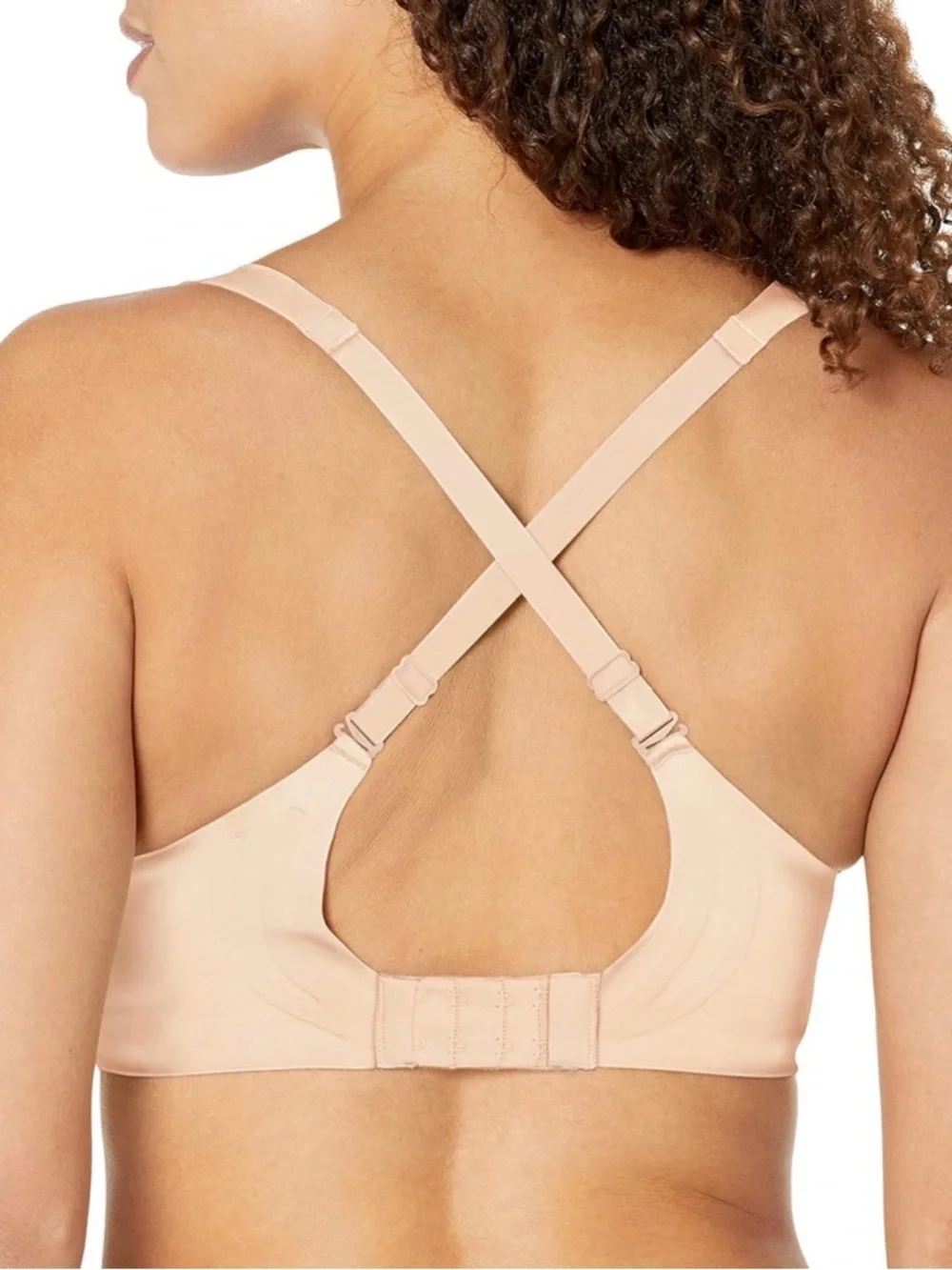 NWT Bali Comfort Seamless Nude T-Shirt Bra - Light Beige Size XL- see size chart - Picture 4 of 14